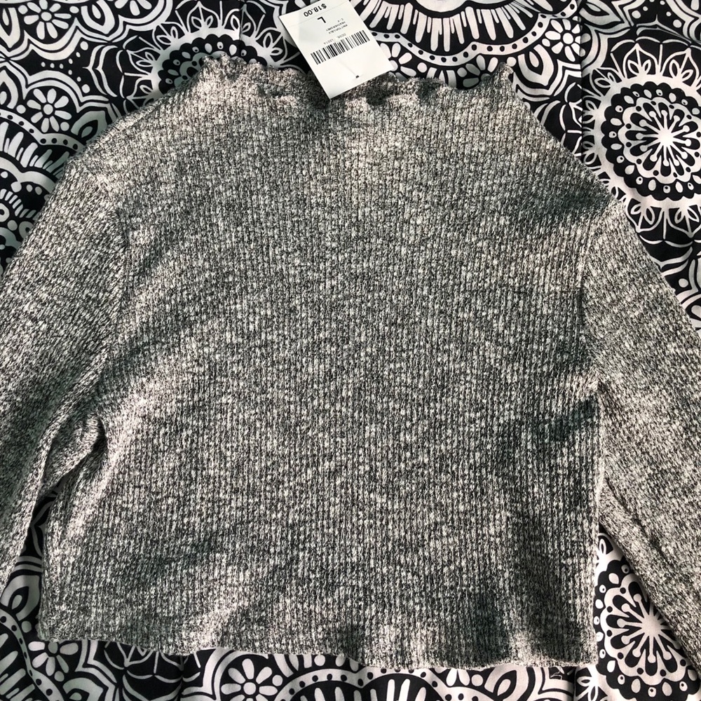 Long sleeve cropped shirt